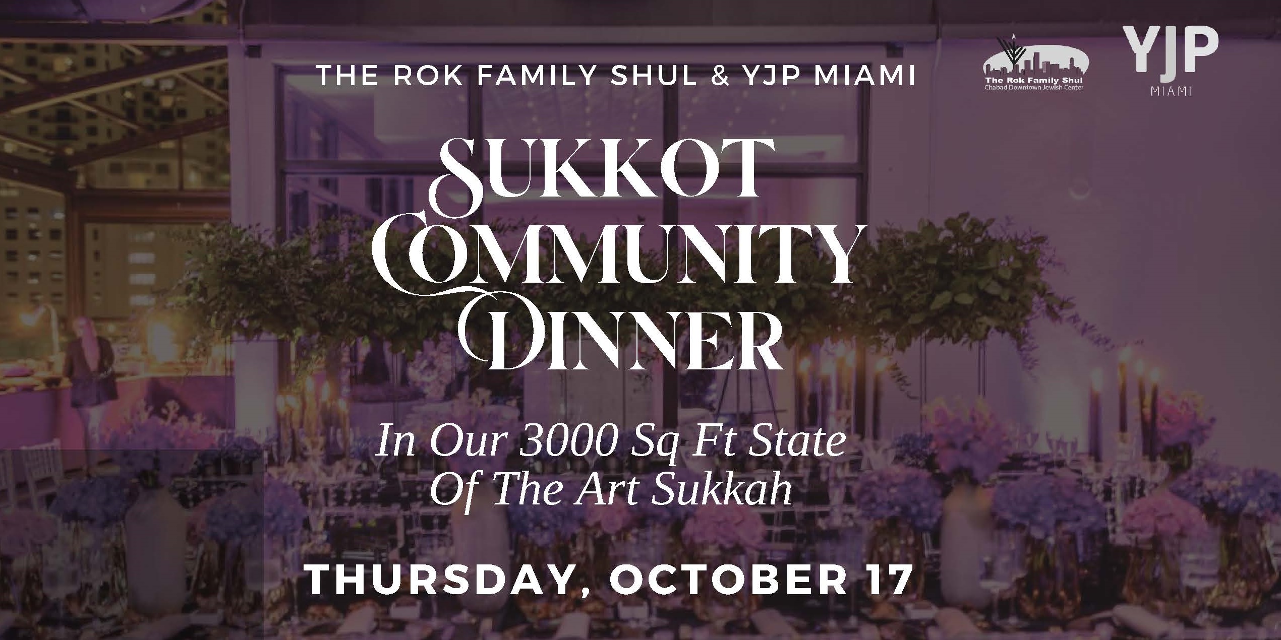 Sukkot Community Dinner - Thursday