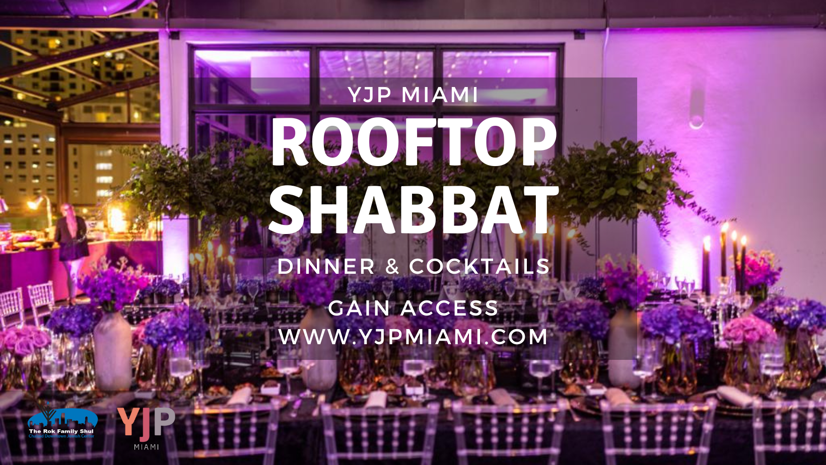 Rooftop Shabbat Dinner & Cocktails
